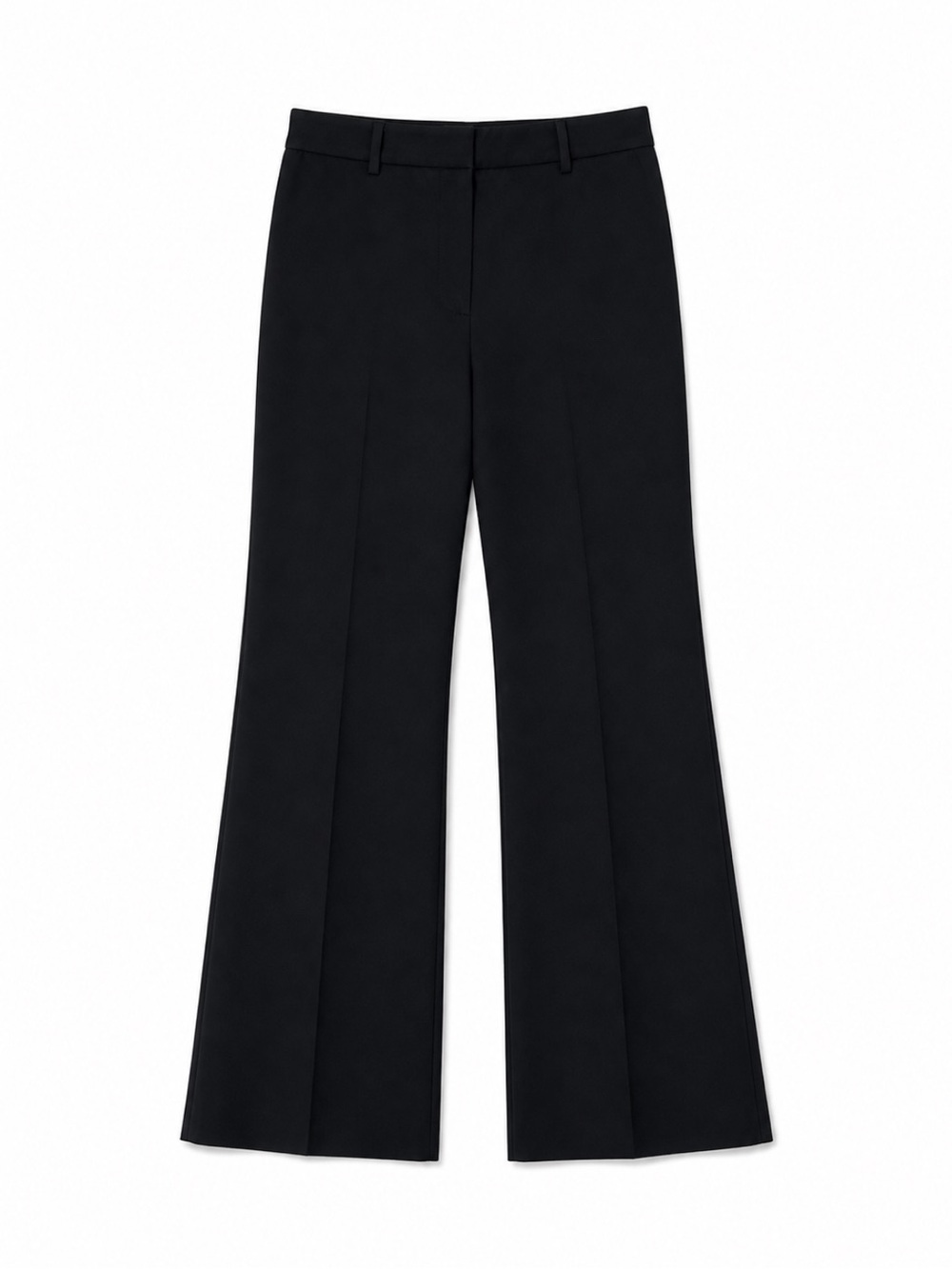 Nili Lotan Black Wool Wide Leg High Rise Pants Size 6 Like New!